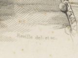 a drawing of a man holding a knife in his hand