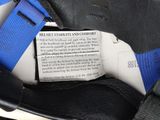 a label on the inside of a pair of shoes