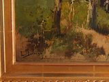 a picture of a painting on the wall of a house
