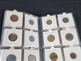 a lot of different coins in a small case