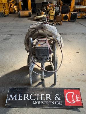 a sign that says mercier and gf on the ground