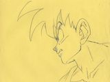 dessin représentant un jeune garçon sur fond jaune, avec un contour noir