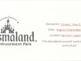 business card with a picture of a castle in the middle of it