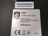 the back of a laptop computer with a sticker on it