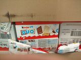 a box of kinder duo ice creams on the shelf