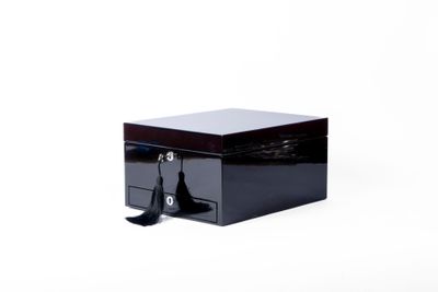 Écritoire - coffret pour deux bouteilles de vin
