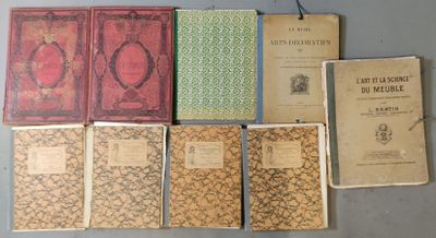 [BEAUX-ARTS], Réunion de 9 volumes in-folio, dont : Armand G… - Photo 1