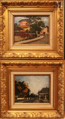 Antonie BURGER (1942-2016) Vues de rues, probablement à Pari…