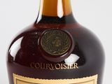 a bottle of liquor that is sitting on a table