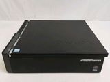 a close up of a black box sitting on a white surface