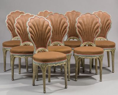 set of six chairs in the style of louis ii