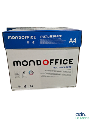 a box that has a blue and white logo on it