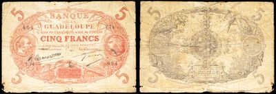 an old french bank note with a picture of a man on it