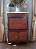 SECRETAIRE DROIT en placage de bois de rose marqueté en aile… (photo 2)