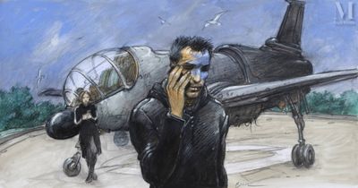 BILAL, Enki (né en 1951) Bug Acrylique, pastel, crayon gras,…