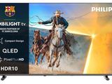 a television with a picture of a man riding a horse on the screen