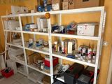 a room with a lot of boxes and boxes on the shelves
