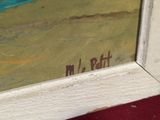 a picture of a painting on the wall of a room