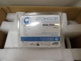 packaging of an electronic device in a cardboard box on a table