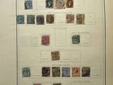 an old book with a bunch of different stamps on it