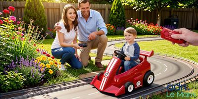 Radio Flyer Grow with Me Racer – Véhicule électrique rouge p…