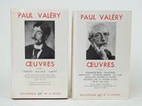 pair of paul valery ceuvres books, 20th century
