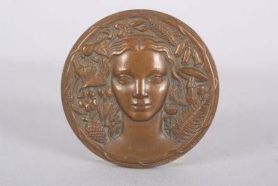 Georges GUIRAUD : médaille Art Déco en bronze, éditée pour l…