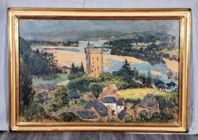 Marthe ORAND (1874-1957). Huile sur toile.
