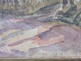 a picture of a painting on the wall of a room
