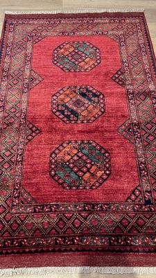 Tapis Afghan couleur rouge 150 X 100