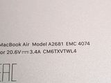 an image of a close up of the back of a macbook air