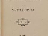 the front cover of a book with a black and white image of the title