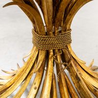 Coco Chanel, table basse « Wheat Sheaf », métal doré et verr… (photo 6)