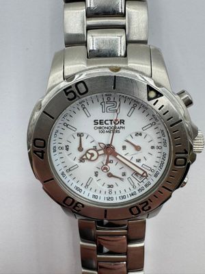 SECTOR. Montre chronographe étanche à 100 m, bracelet à bouc…
