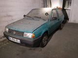a car that is parked in a garage