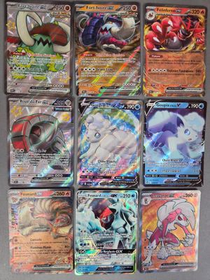 Lot de 9 cartes à collectionner Pokémon