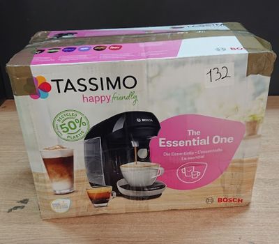 une boîte de café Tassimo posée sur une table