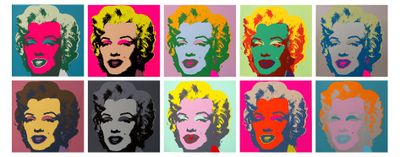 Andy Warhol, Marilyn Monroe, pop art