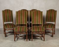 Suite de six chaises en bois naturel à haut dossier cintré e… (photo 5)