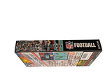 a picture of a box of football cards on a white background