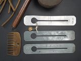 a lot of tools that are laying out on the table
