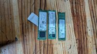 LOT DE 3 DISQUES DURS SSD MVE 256 GB - TVA RECUPERABLE