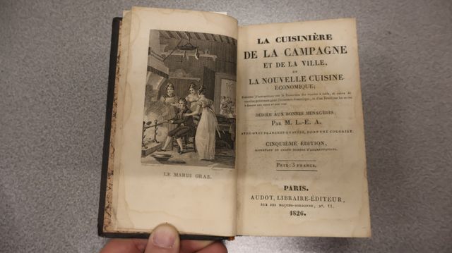 « La cuisinière de la campagne et de la ville » 1826, nombreuses ...