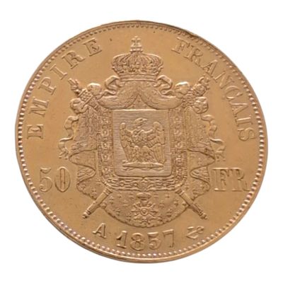 l'image d'une pièce d'or sur laquelle figurent des armoiries