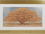 an image of a painting of a tree in a field