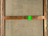 an image of a painting with a green marker on the side of it