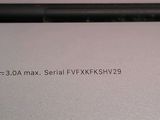 an image of a close up of the back of a laptop computer