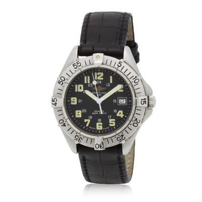 a close up of a watch on a white background