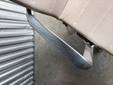 a close up view of a seat in a car