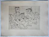 an image of a drawing of a group of people in a circle